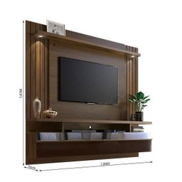 Painel para Tv com Led e Espelho São Luís 1.8 - 4 Painel para Tv com Led e Espelho São Luís 1.8 - 4