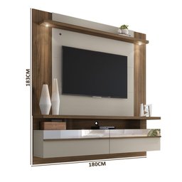 Painel para TV com LED e Espelho São Luís 1.8 - 5