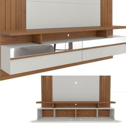 Painel Home Para Tv Até 60“ 2,00m São Luís MDP e MDF com Luminárias de Led - Línea Brasil - 3 Painel Home Para Tv Até 60“ 2,00m São Luís MDP e MDF com Luminárias de Led - Línea Brasil - 3