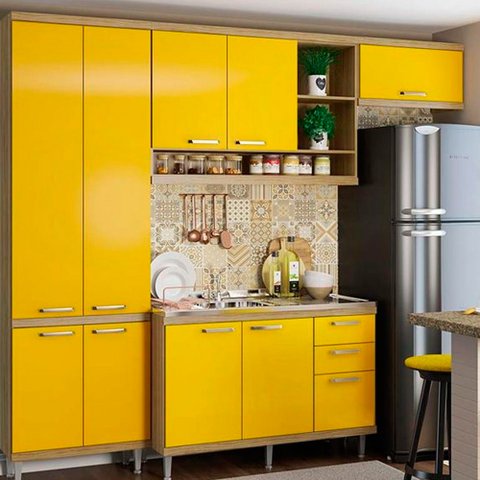 Saldão - Adesivo para Móveis Jateado Amarelo Taubate 0,61 x 2,50m