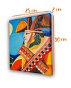 Ver mais imagens de Mini Quadro Decorativo em Acrílico Pintado a Mão para Decoração