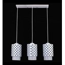 Ver imagem 2 de Lustre Pendente Triplo Copo Alumínio Branco 14,5cm Eurolume 7798/3 Bivolt E27