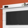 Painel para TV com Prateleira Superior Vivare Branco Acetinado - 3