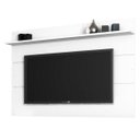 Ver imagem 1 de Painel para TV com Prateleira Superior Vivare Branco Acetinado