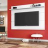 Painel para TV com Prateleira Superior Vivare Branco Acetinado - 2
