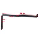 Ver imagem 4 de 4pçs Mão Francesa Suporta 70kg o Par Prateleira 30cm Suporte