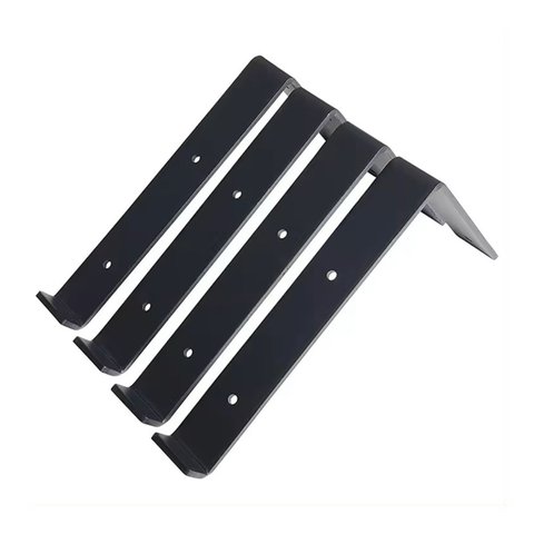 4pçs Mão Francesa Suporta 70kg o Par Prateleira 30cm Suporte