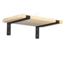 Ver imagem 7 de 4pçs Mão Francesa Suporta 70kg o Par Prateleira 30cm Suporte