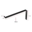 Ver imagem 2 de 4pçs Mão Francesa Suporta 70kg o Par Prateleira 30cm Suporte