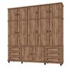 Guarda-Roupa Tripex Casal 12 Portas Monte Carlo Nature - 1