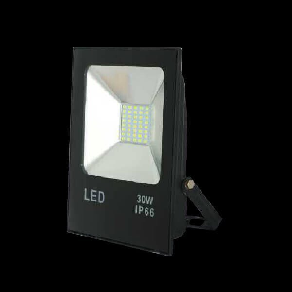 Refletor Holofote Led Smd Slim 30w Prova D´água Bivolt 4003-W Uso Externo 6000k - 2