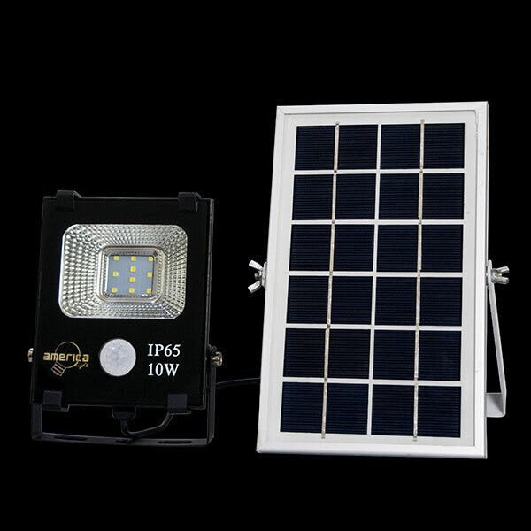 Refletor Led Slim Solar Sensor De Presença IP 66 10 W  7018-SL - 2