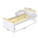 Ver imagem 3 de Quarto Infantil Cama, Grades Petit e Guarda Roupa Curió 2 Portas Casatema MadeiraOriginals Branco