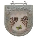 Ver imagem 1 de Assento Sanitário Decorado Riviera Verde (água Marinha) para Celite