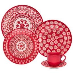 Jogo de Jantar Floreal Renda 30 Peças - Oxford Porcelana - 2