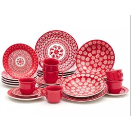 Jogo de Jantar Floreal Renda 30 Peças - Oxford Porcelana - 1