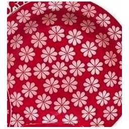 Jogo de Jantar Floreal Renda 20 Peças - Oxford Porcelana - Vermelho - Renda - 6