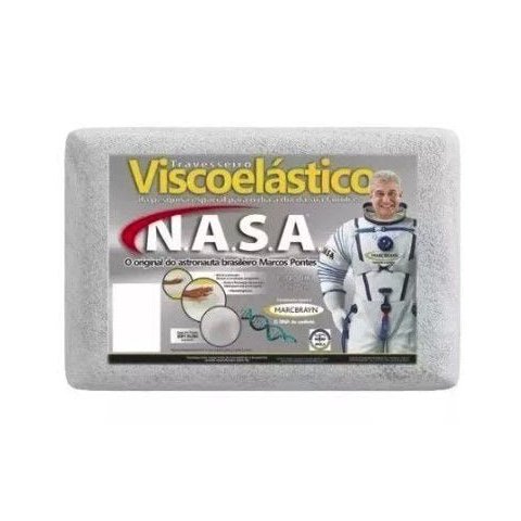 Travesseiro Nasa Anatomico Baixo 9/10 Cm Marcbrayn 50x70