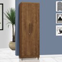 Ver imagem 1 de Armário Multiuso com Chaves Napole Mirarack- Canela