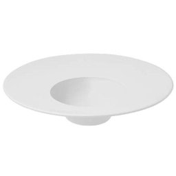 Prato Oxford Porcelana Branca para Entrada 30cm Chapéu - 1