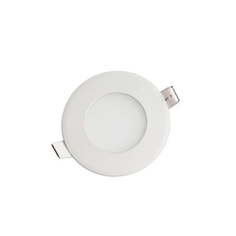 Painel Led Embutir Redondo 3w 8,5cm para Gesso Mdf Drywall