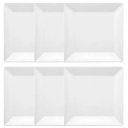 Ver imagem 2 de Prato Raso Quadrado Quartier Branco 26,5cm Porcelana Oxford