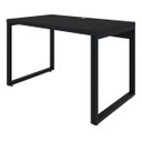 Ver imagem 1 de Escrivaninha Mesa Escritório Home Office 1,20x0,70 Yon 40mm Preto Tx