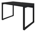 Ver imagem 1 de Escrivaninha Mesa Escritório Home Office 1,20x0,70 Yon 40mm Preto Tx