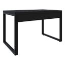 Ver imagem 6 de Escrivaninha Mesa Escritório Home Office 1,20x0,70 Yon 40mm Preto Tx