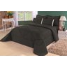 Kit Edredom + Lençol Aconchego Dupla Face Casal Queen 6 Pçs Preto - 1