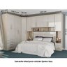 Quarto Modulado Queen Smart 11 Portas e 8 Gavetas - Crema/branco Quarto Modulado Casal Smart 11 - 4