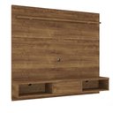 Ver imagem 1 de Painel Home Suspenso com Bancada e LED Lovere Canela