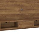 Ver imagem 2 de Painel Home Suspenso com Bancada e LED Lovere Canela