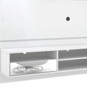 Ver imagem 2 de Painel Home Suspenso com Gavetas e LED Angra Branco