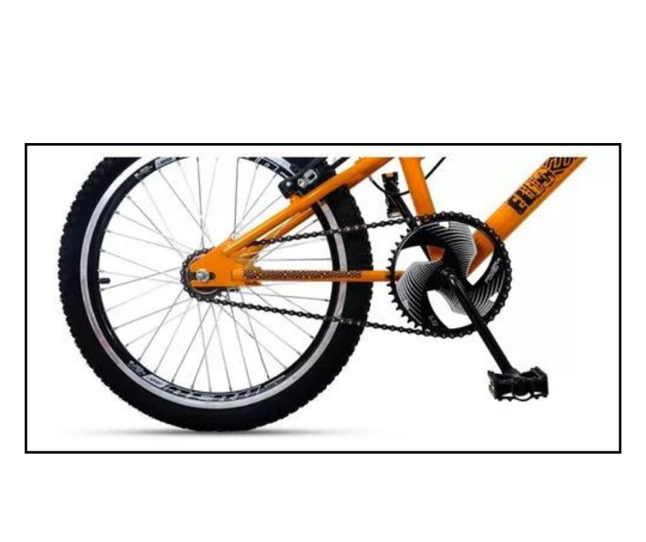 Bicicleta Energy Cross F.style - Aro 20- Laranja-ello Bike - 2