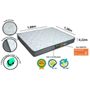 Ver imagem 3 de Colchão Casal Becflex Titan Diamond Medidas: 1,38x1,88x0,22. D80kg/m³