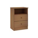 Ver imagem 1 de Mesa Cabeceira Irlanda C/ 2 Gavetas Freijo - Genialflex