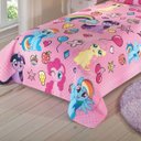 Ver imagem 2 de Colcha de Cama My Little Pony Solteiro - Dohler