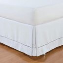 Ver imagem 1 de Saia para Cama box Piquet Palito Queen  1,58m x 1,98m - Enrietti Pieroni - Marfim