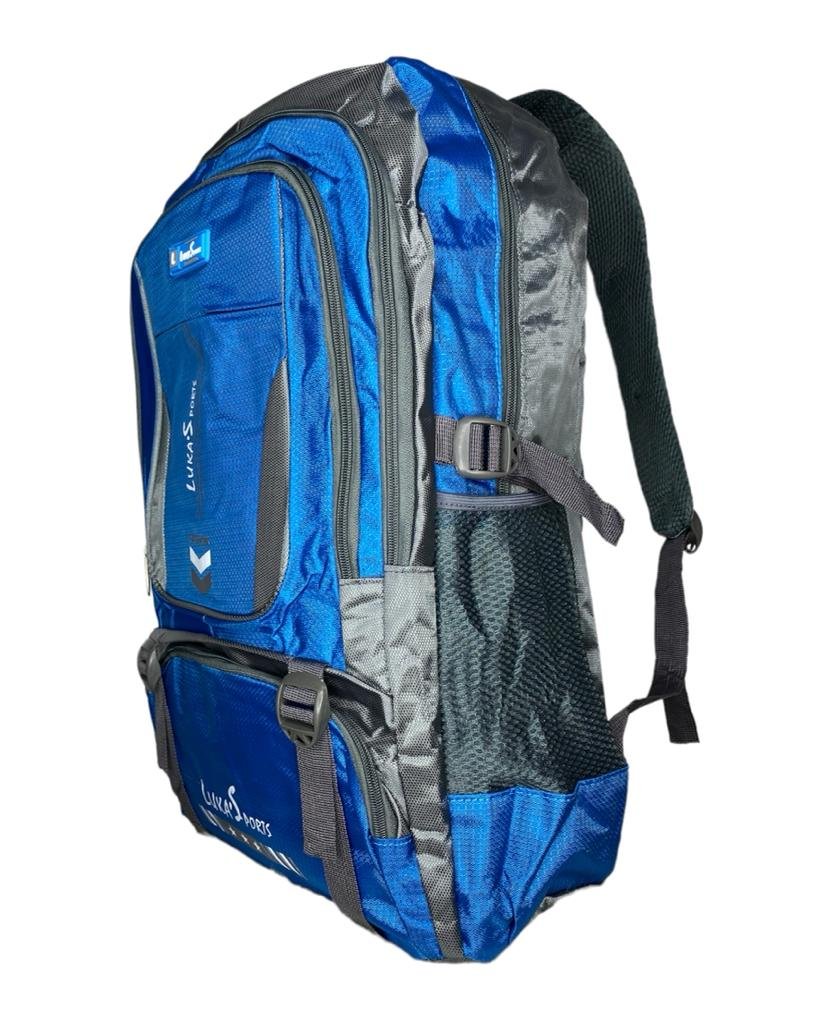 Mochila Caminhada Viagem Dia a Dia Grande Luka Sport's Ds6002 Azul - 7