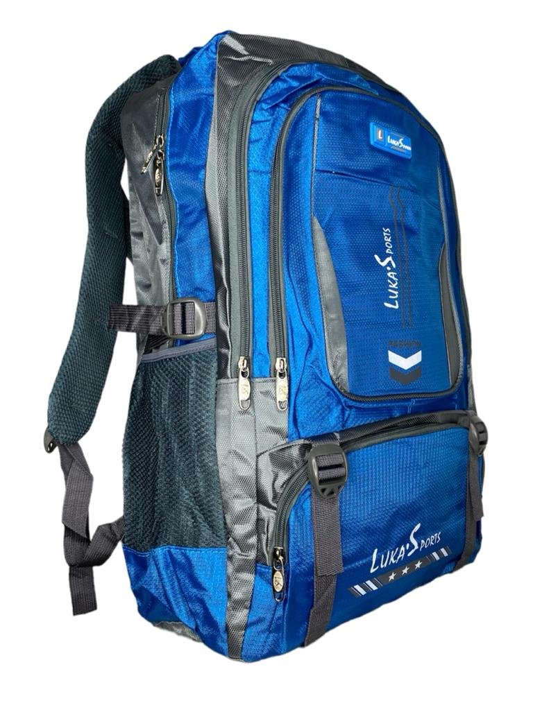 Mochila Caminhada Viagem Dia a Dia Grande Luka Sport's Ds6002 Azul - 8