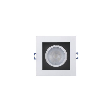 Spot de LED Recuado Taschibra Frame Mr16 Quadrado 5W Bivolt 6500K Luz Branca
