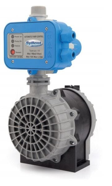 Motobomba Centrífuga Pressurizador de Água C/Pressostato Eletrônico Syllent Mb71E0003Ap 1Cv 220V - 1