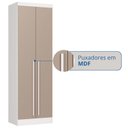 Ver imagem 7 de Guarda-Roupa Modulado 2 Portas com Prateleiras e Cabideiro Infinity Branco/Line/Duna