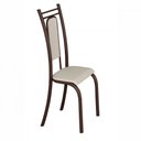 Ver imagem 2 de Conjunto com 4 Cadeiras Paris Marrom Assento Creme Teixeira