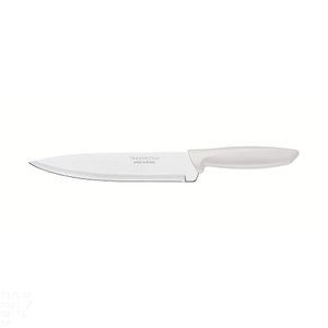 Faca Chef Tramontina Plenus com Lâmina em Aço Inox e Cabo de Polipropileno Off White 8" Tramontina