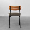 Ver imagem 3 de Cadeira Ribs Sarja - Verde Oliva Abra Casa