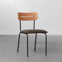 Ver imagem 1 de Cadeira Ribs Sarja - Verde Oliva Abra Casa