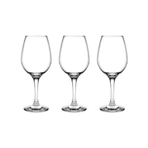 Jogo 3 Taças de Vinho Lira 460ml Vidro G4U