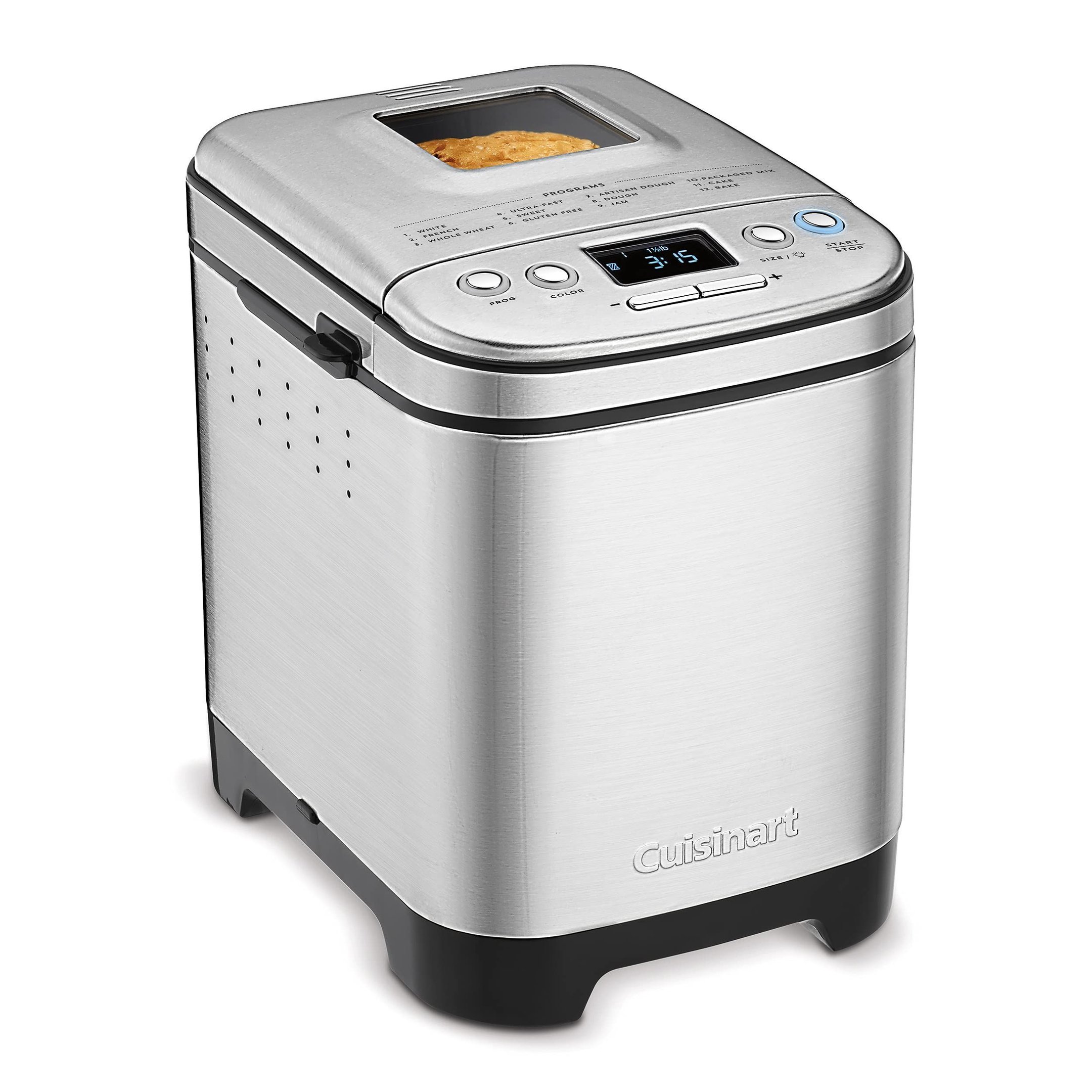 Cuisinart Máquina de Pão Automática Compacta 2 Lb (aço Inox ...